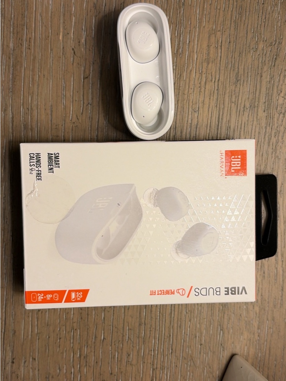 JBL VIBE Buds Wireless Earbuds - White